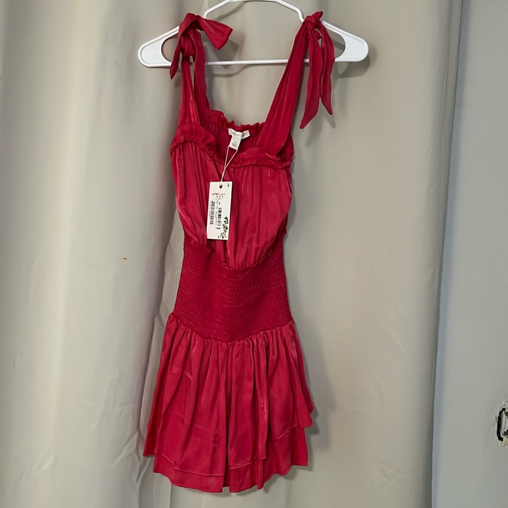 Chelsea and Violet hot pink small Romper NWTs